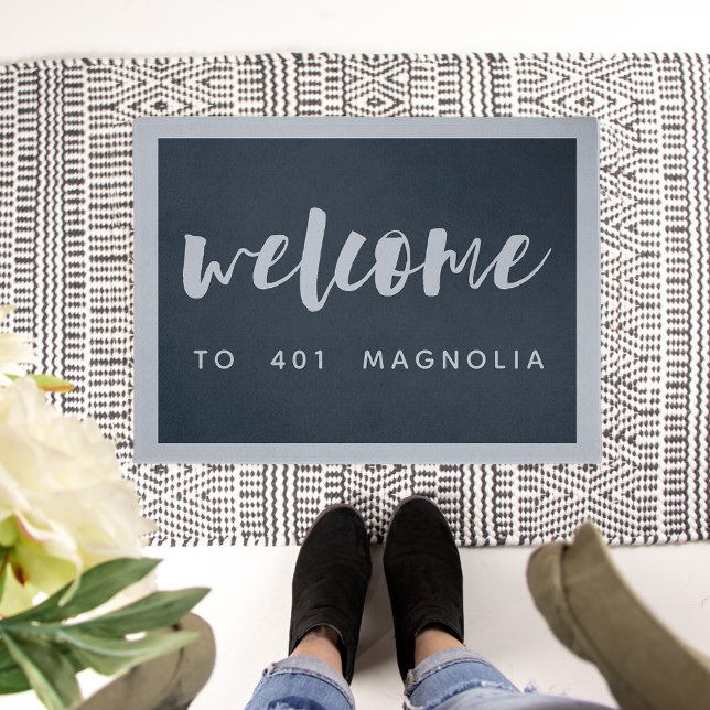 Brushed Welcome | Personalised Doormat (Creator Uploaded)