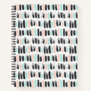 Brushes & Ink Strokes Pattern Notebook