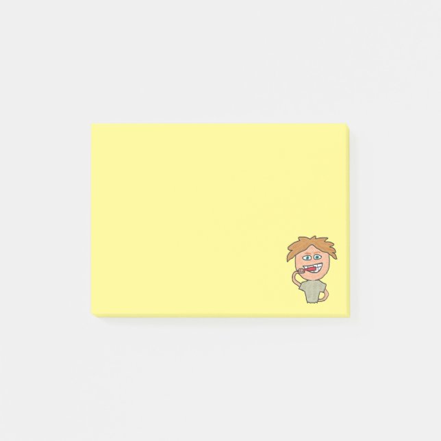 Brushing Teeth Post-it Notes (Front)