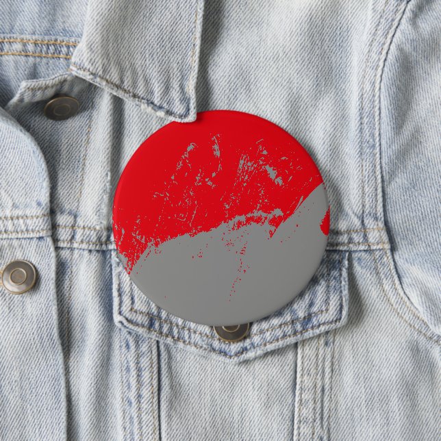 Brushstroke 12 10 cm round badge (In Situ)