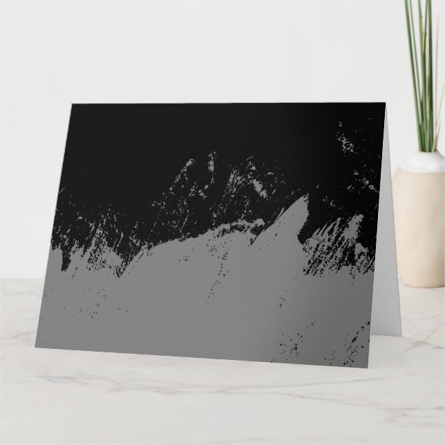 Brushstroke 2 thank you card (Front)