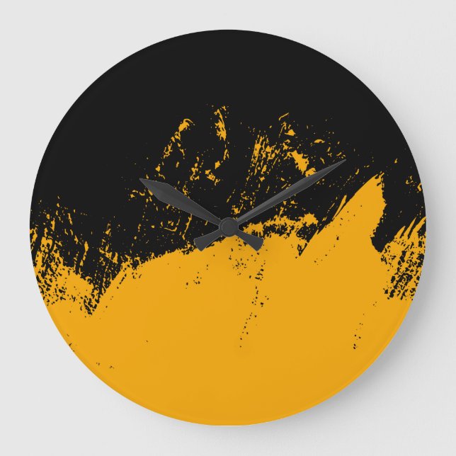 Brushstroke 3 large clock (Front)