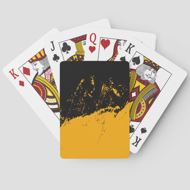 Brushstroke 3 playing cards (Back)