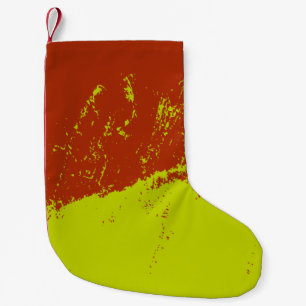 Brushstroke 6 small christmas stocking