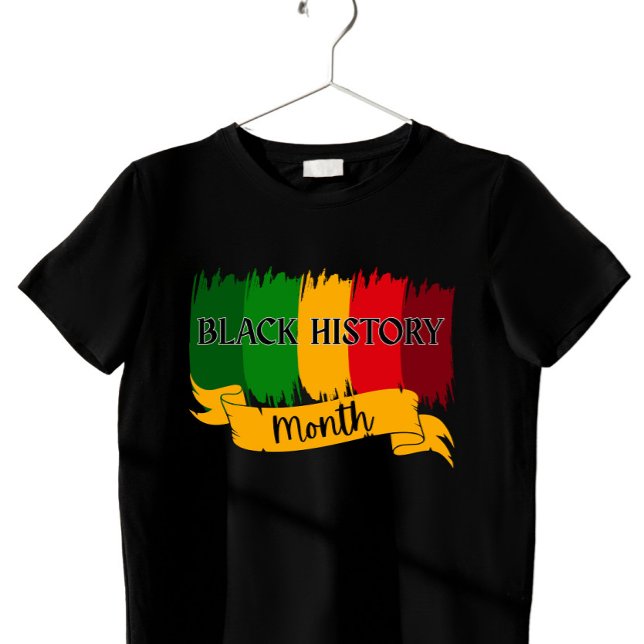  Brushstroke Black History Heritage Month  T-Shirt (Creator Uploaded)