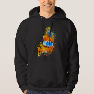 Brushstroke Fox Hoodie