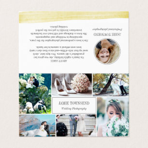 Brushstroke - Photos Professional Photographer Business Card