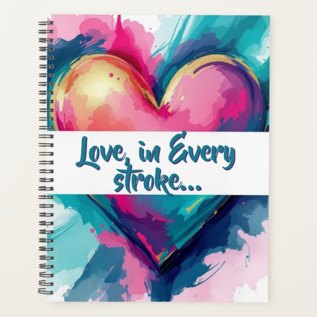 Brushstrokes of Emotion Planner (Front)