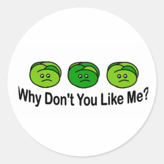 Brussel Sprouts Classic Round Sticker