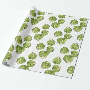 Brussel Sprouts Wrapping Paper