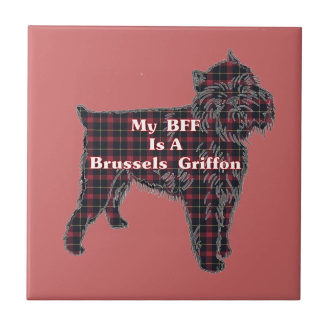 Brussells Griffon BFF Tile (Front)