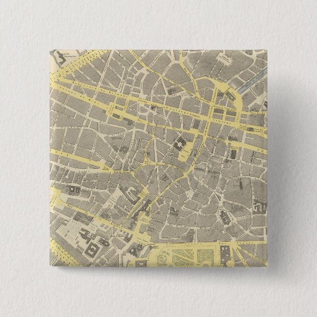 Brussels 15 Cm Square Badge (Front)