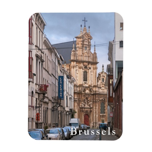 Brussels #17  magnet (Vertical)