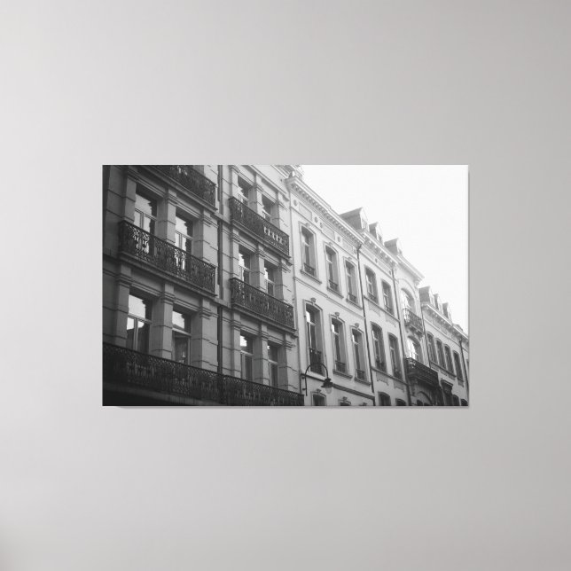 Brussels Architecture Canvas Print (Front)