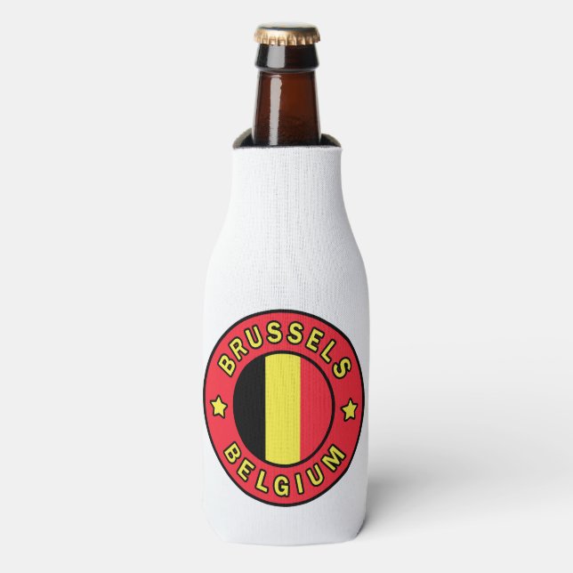 Brussels Belgium Bottle Cooler (Bottle Front)