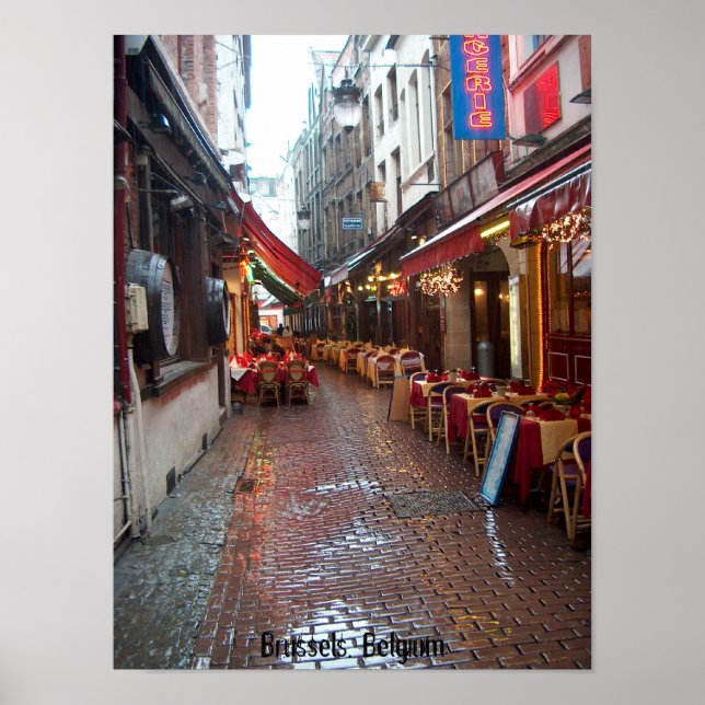 Brussels, Belgium Poster (Front)