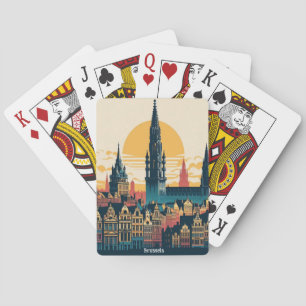 Brussels, Belgium stylist painting Playing Cards