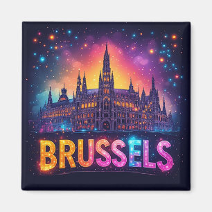 🧲 Brussels Belgium Travel Memory For Visitors 🧲 Magnet