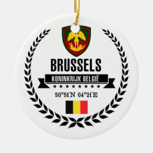 Brussels Ceramic Tree Decoration