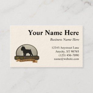 Brussels Griffon Business Card