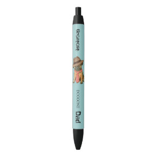 Brussels Griffon Dad Black Ink Pen