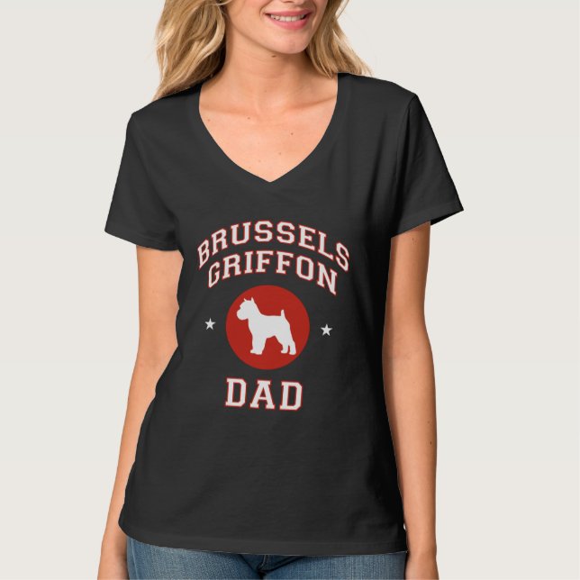 Brussels Griffon Dad T-Shirt (Front)