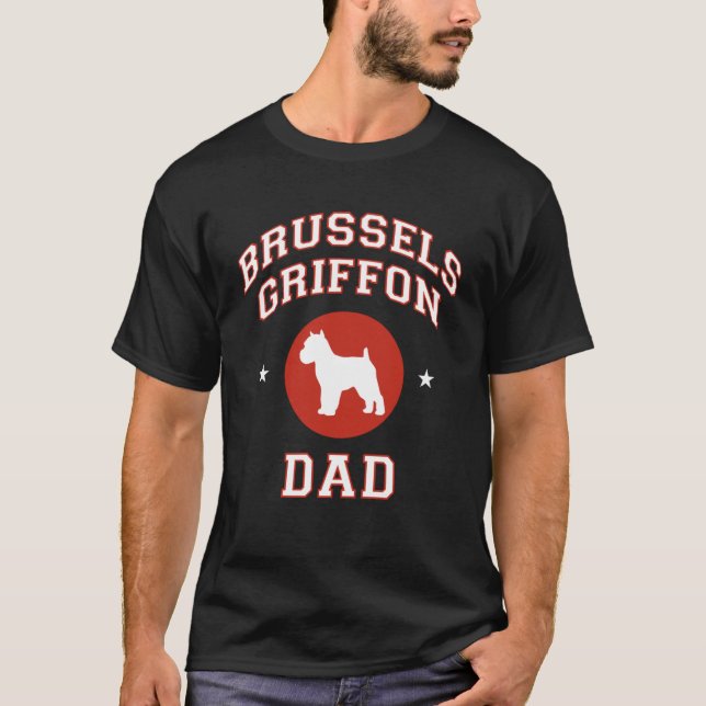 Brussels Griffon Dad T-Shirt (Front)