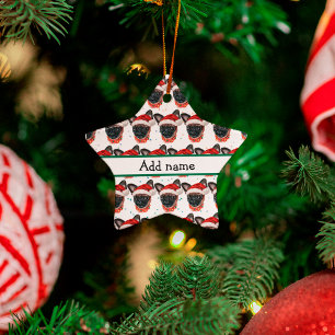 Brussels Griffon Dog Breed Christmas Ceramic Tree Decoration