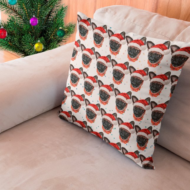 Brussels Griffon Dog Breed Christmas Cushion (Creator Uploaded)