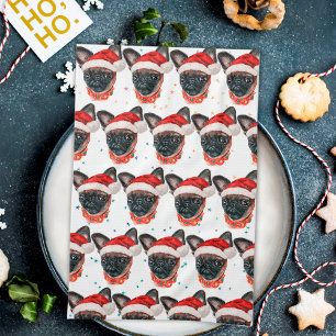 Brussels Griffon Dog Breed Christmas Tea Towel