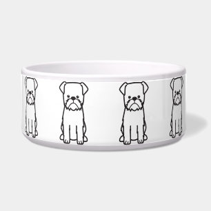 Brussels Griffon Dog Cartoon