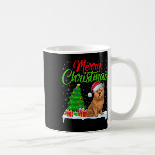 Brussels Griffon Dog Christmas Tree Lights Xmas Do Coffee Mug