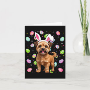 Brussels Griffon Dog Happy Easter Egg Hunt Bunny E Card