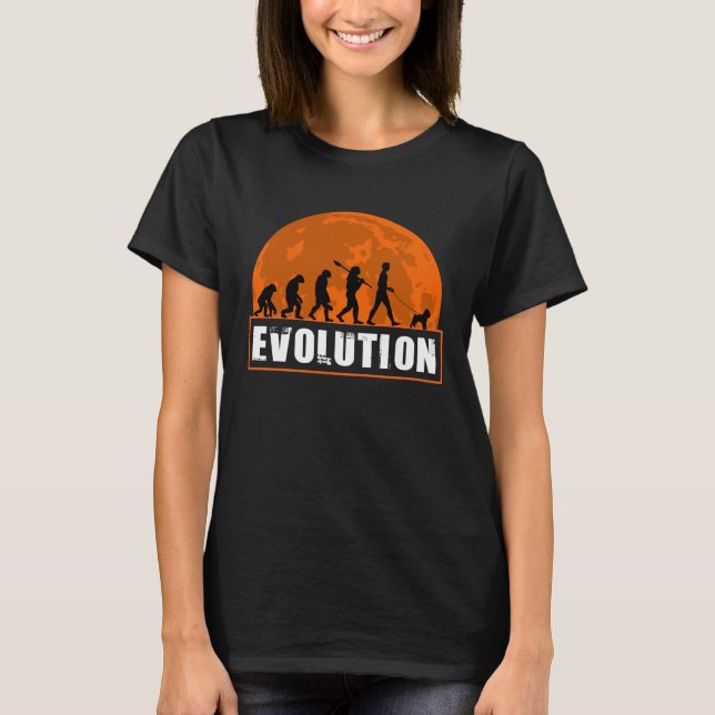 Brussels Griffon Dog Human Evolution  for Men Wome T-Shirt (Front)