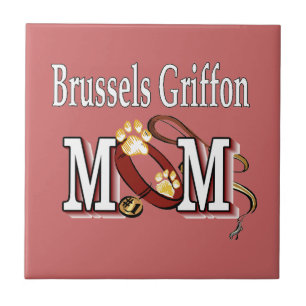 Brussels Griffon Dog MOM Tile
