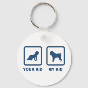Brussels Griffon Key Ring