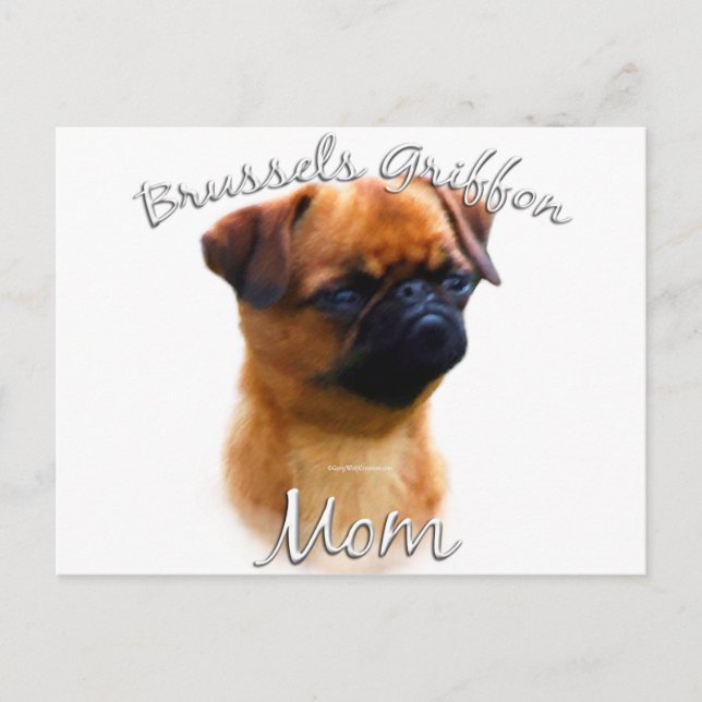 Brussels Griffon Mum 2 Postcard (Front)