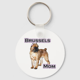 Brussels Griffon Mum; Mum of Brussels Griffon Key Ring