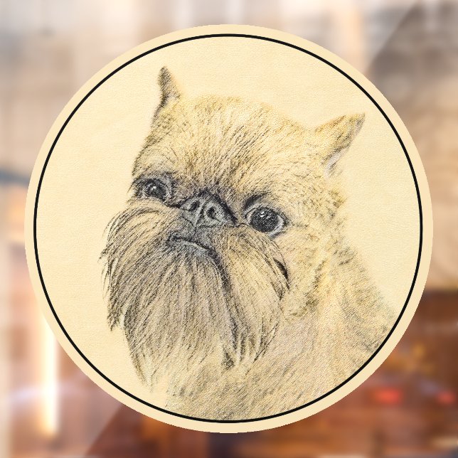 Brussels Griffon Rough Painting - Original Dog Art (Sheet 2)