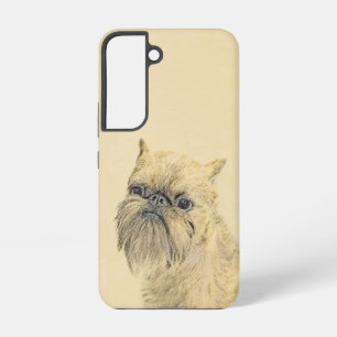 Brussels Griffon Rough Painting - Original Dog Art Samsung Galaxy Case