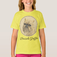 Brussels Griffon Rough Painting - Original Dog Art