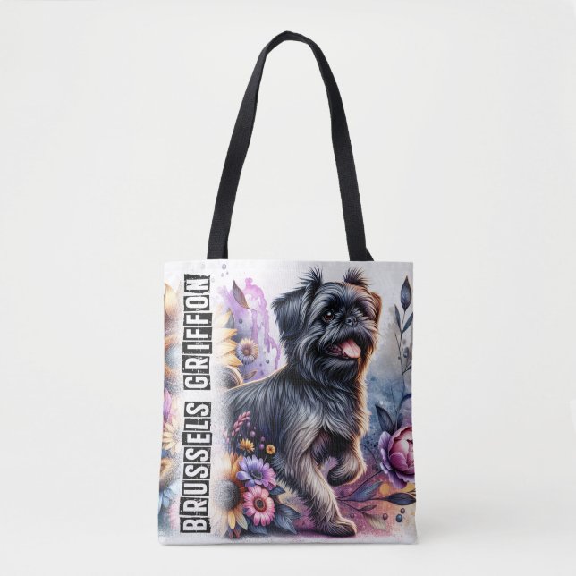 Brussels Griffon Tote Bag (Front)