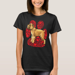 Brussels Griffon Valentines Day Dog Love Paw T-Shirt