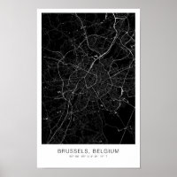 brussels poster minimalist scandinavian