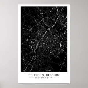 brussels poster minimalist scandinavian