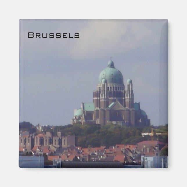 Brussels - Sacre Coeur Magnet (Front)