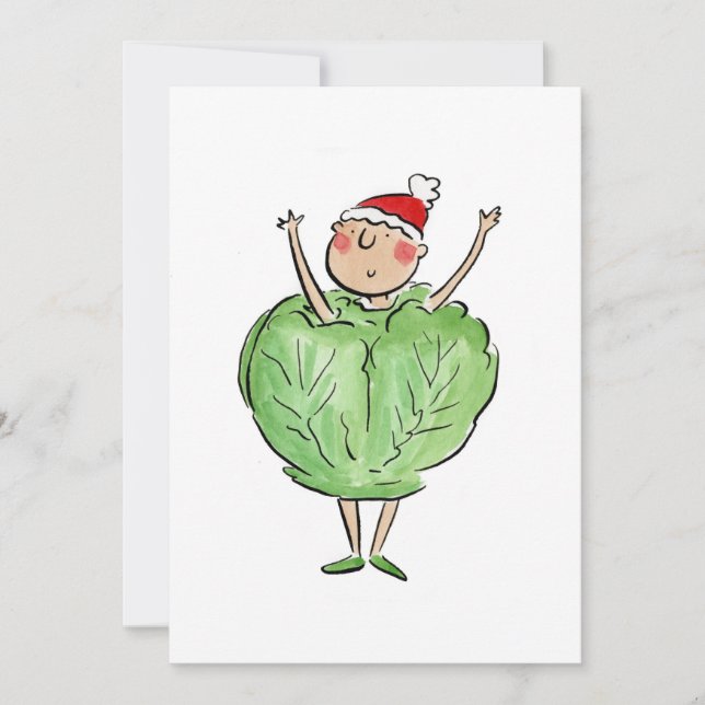 Brussels Sprout Invitation (Front)