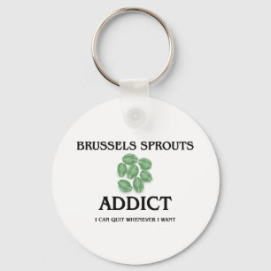 Brussels Sprouts Addict Key Ring