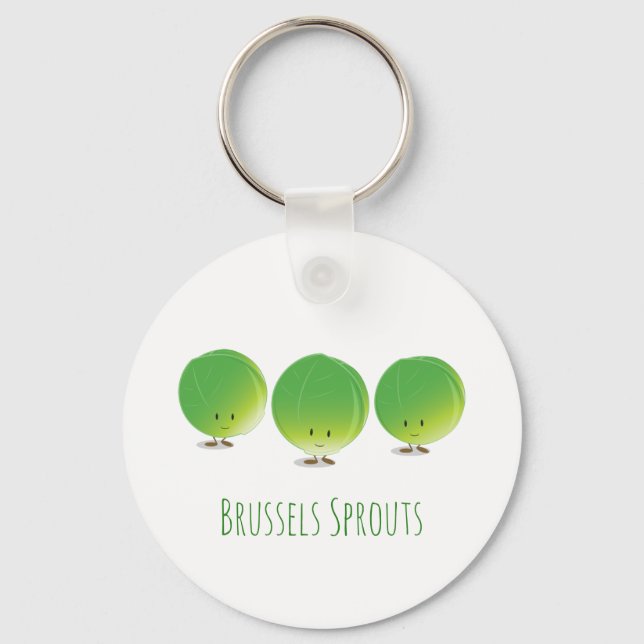 Brussels Sprouts | Keychain (Front)