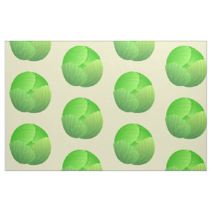 Brussels Sprouts Vegetable Lover Vegetarian Food Fabric